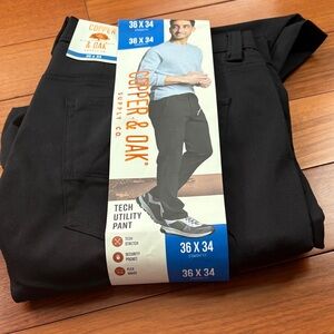 Copper & Oak Men's Black Cargo Pants